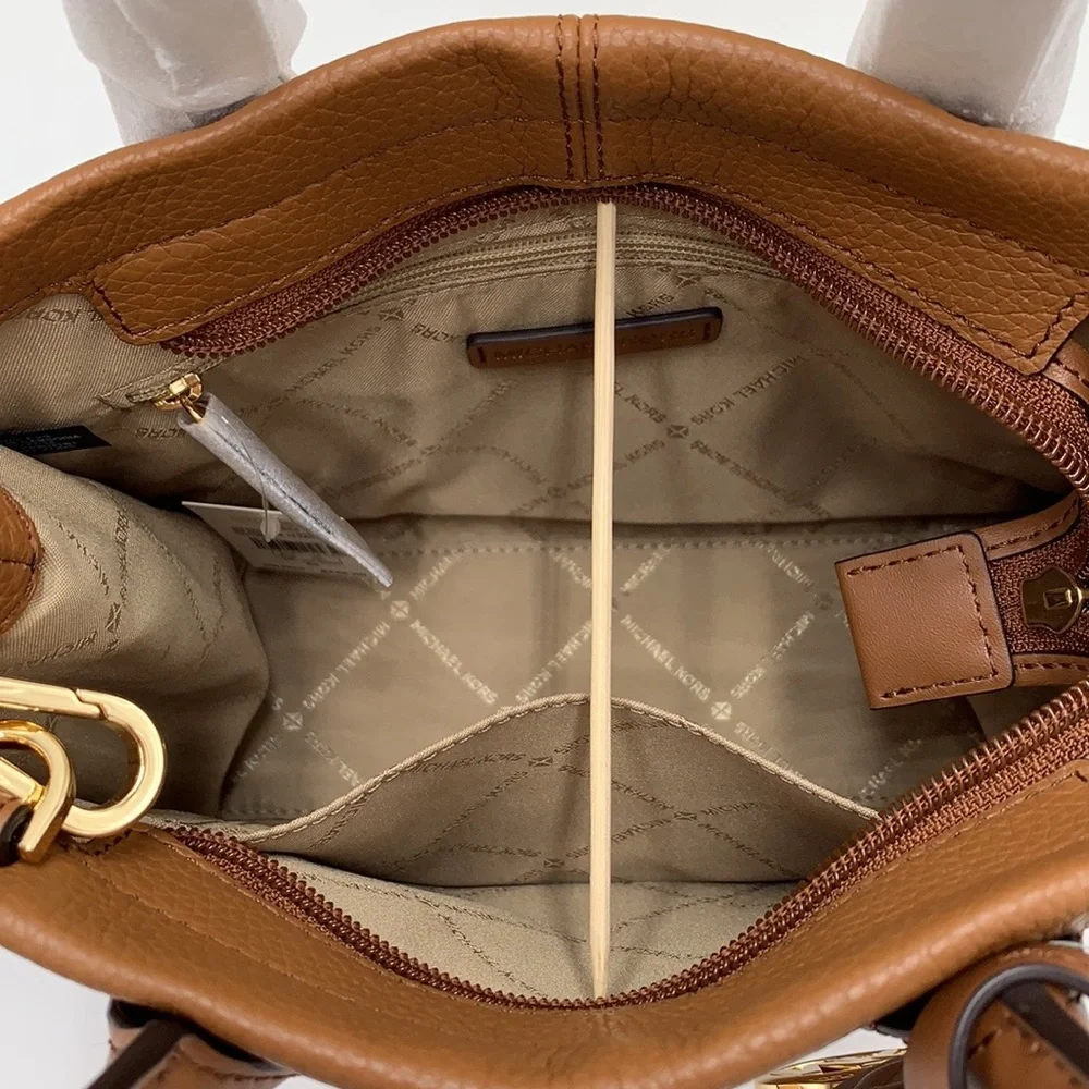 MICHAEL KORS Mirella Small Shopper TZ XBody Pebbled Leather Crossbody
Luggage - Picture 5 of 16